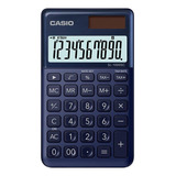 Calculadora Casio Sl-1000sc-ny Portatil 10 Digitos Morado Color Azul