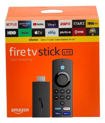 Fire Tv Stick Lite Amazon Controle Remoto Voz Alexa Youtube 