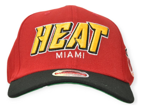 Miami Heat Nba Gorra Mitchell And Ness Shredder