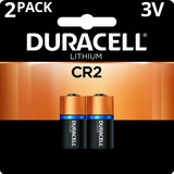Pack De 2 Baterías Cr2 De Larga Duración Duracell, De 3v