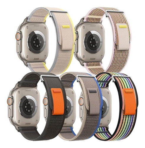 Correa Trail Para Apple Watch Nylon (todas Las Medidas)