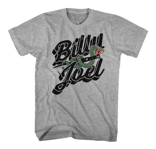 Playera Camiseta Billy Joel Vintage Snake Logo Cantante Stor