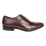 Zapato Versace 1969 Oxford Cuero Café