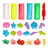 Juguete Plastilina Traje De Vida Marina Niño Juguetes 12pcs