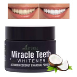 Blanqueador Dental Miracle Teeth Carbon Coco Natural
