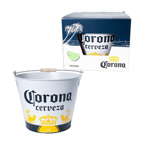 Frapera Corona Galvanizada Cerveza  Hielera