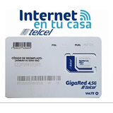 Chip Telcel Internet Hogar Ilimitado Covertura Nacional 