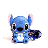 Monedero De Stitch Silicon Super Kawaii Con Correa 