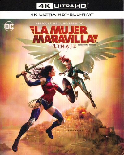 La Mujer Maravilla Linaje Wonder Woman 4k Ultra Hd + Blu-ray