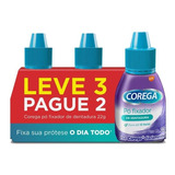 Fixador De Dentadura Corega Pó 22g Leve 3 Pague 2