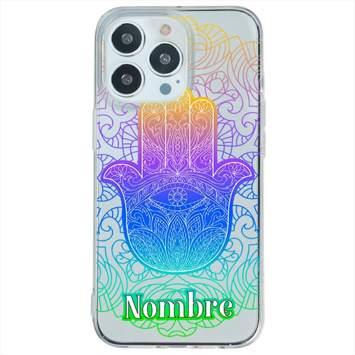 Funda Para iPhone Mano Fátima Personalizada Tu Nombre