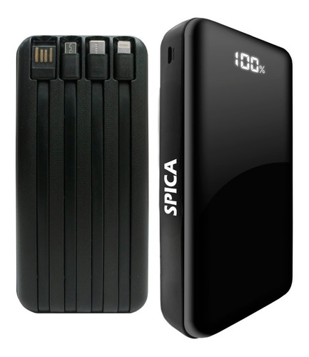 Power Bank Cargador Portatil 20000mah Spica Sw-400 Bateria