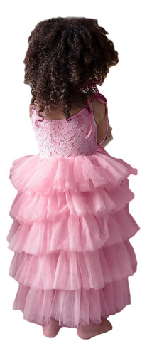 Vestido De Fiesta De Princesa Con Tutú De Tul Para Niñas