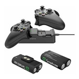 Pack Cargador Y Baterías Compatible Con Xbox One, X One S   