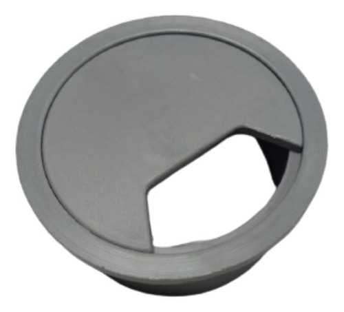 Pasacables Para Muebles Con Tapa 54mm X 4unidades Gris