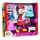 Muñeca Minnie Con Vestidos Y Accesorios Coleccion Itm 85042