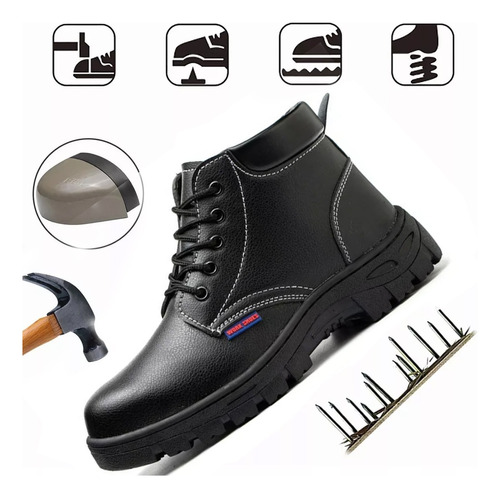 Zapato De Seguridad Tenis Botas Industrial Para Hombre