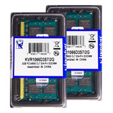 Memória Kingston Ddr3 2gb 1066 Mhz Notebook Kit C/20 Unids