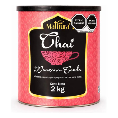 Chai Manzana Canela 2kg Mathura Premium En Polvo | Meses sin interés