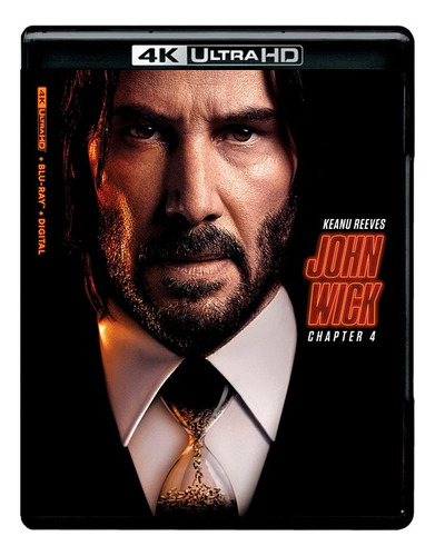 John Wick 4 Keanu Reeves Pelicula 4k Ultra Hd + Blu-ray