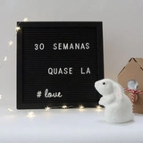 Quadro Letreiro Decorativo Com Letras E Números Removível Cor Preto Cor Da Armação Preto