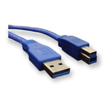 Cable Usb 3.0 A/b 3 Mts Modem, Router, Impresora Alpha S.i.