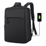 Mochila Antirrobo Laptop Impermeable Con Puerto Usb Escolar