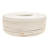 50m Cable Pot Duplex 2x18 Color Blanco, Capacidad 890 Watts, 7 Amperes, Material Antirrobo Cca, Pvc Antiflama 90°c 