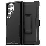 Funda Para Samsung Galaxy S23 Ultra Negro+clip Para Cinturón