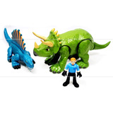 Imaginext Jurassic Triceratops Dinossauro Mattel