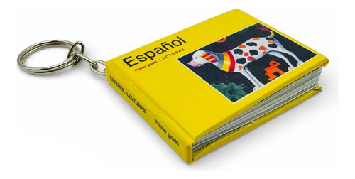 Llavero Mini Libro Sep Primaria Pasta Dura Cosido Premium
