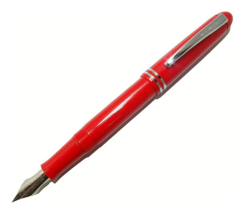 Caneta Tinteiro Kanwrite Desire Solid Red Pena Flex