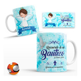 60 Tazas Personalizadas Recuerdos Bautizo Envío Full