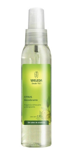 Desodorante De Citru Weleda X 118 Ml