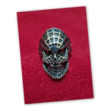 Anillo Acero Quirúrgico Calavera Spiderman Excelente 