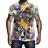 Camiseta Camisa Personalizada Kobe Bryant Jogador Basquete 5