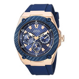 Reloj De Silicona Casual De Acero Inoxidable Para Hombre Gue