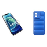 Funda Puffer + Hidrogel Compatible Con Motorola Moto G84 5g