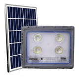 Foco Led Con Panel Solar Para Exteriores 100w