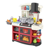 Juego De Cocina Infantil Spraying Mist Vapor Agua Luz Sonido