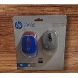 Mouse Wireless Hp Z3600 Gris Con Carcazas Intercambiables