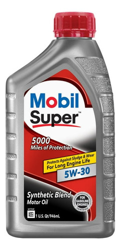 Aceite Mobil Super 5000 5w30 946ml