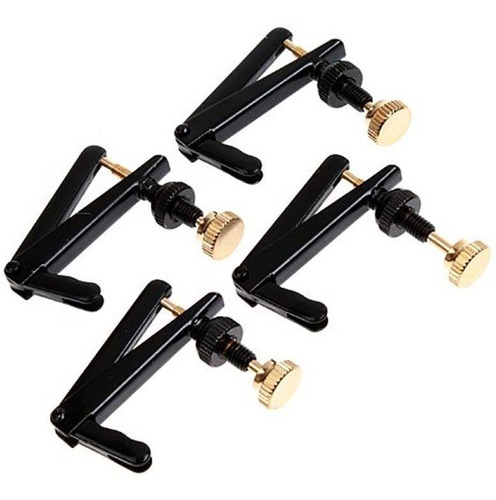 Cielo 4pcs Piezas De Violín Cuerda Ajustador Fine Tuner 3/4