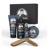 Kit Para Barba, Shampoo, Óleo, Balm, Cera + Pente 