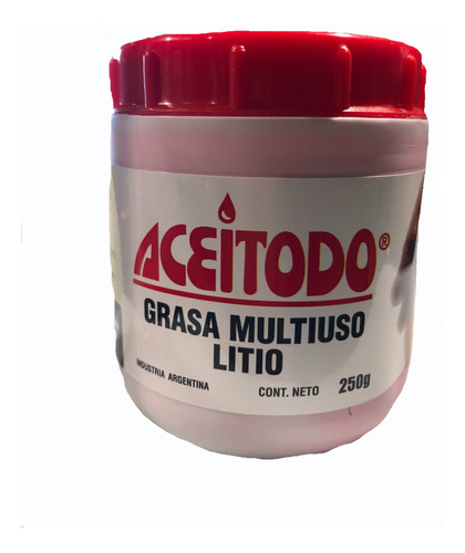 Grasa De Litio Lubricante Multiuso X 250 Gr