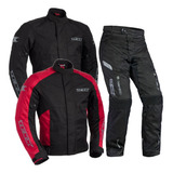 Roupa Motoqueiro Jaqueta E Calça Texx Strike V2 Proteção Mas