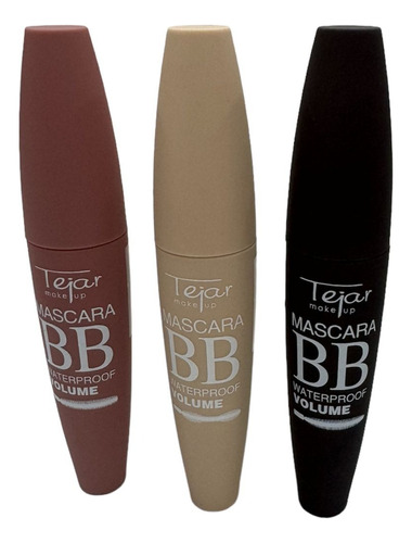 Set Mascara De Pestañas Tejar Make Up Volume Bb X3 Unidades