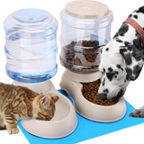 Paquete De 2 Alimentadores Automáticos Para Gatos Y Dispensa