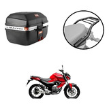 Baú Givi Monolock E27 + Suporte Baú Superior Fz15 2023+