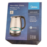 Hervidor Agua Glass Midea 1.7lts 2200w Cuerpo Vidrio Base360